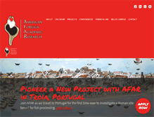 Tablet Screenshot of goafar.org
